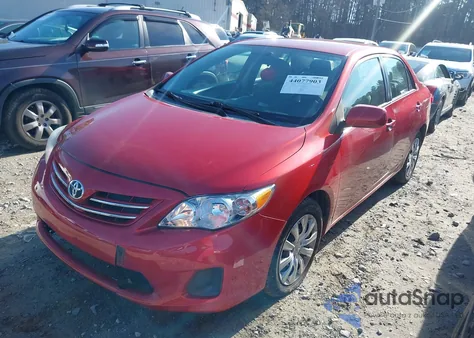 2013 Toyota Corolla Le z USA, uszkodzony, nr VIN 5YFBU4EE0DP188054